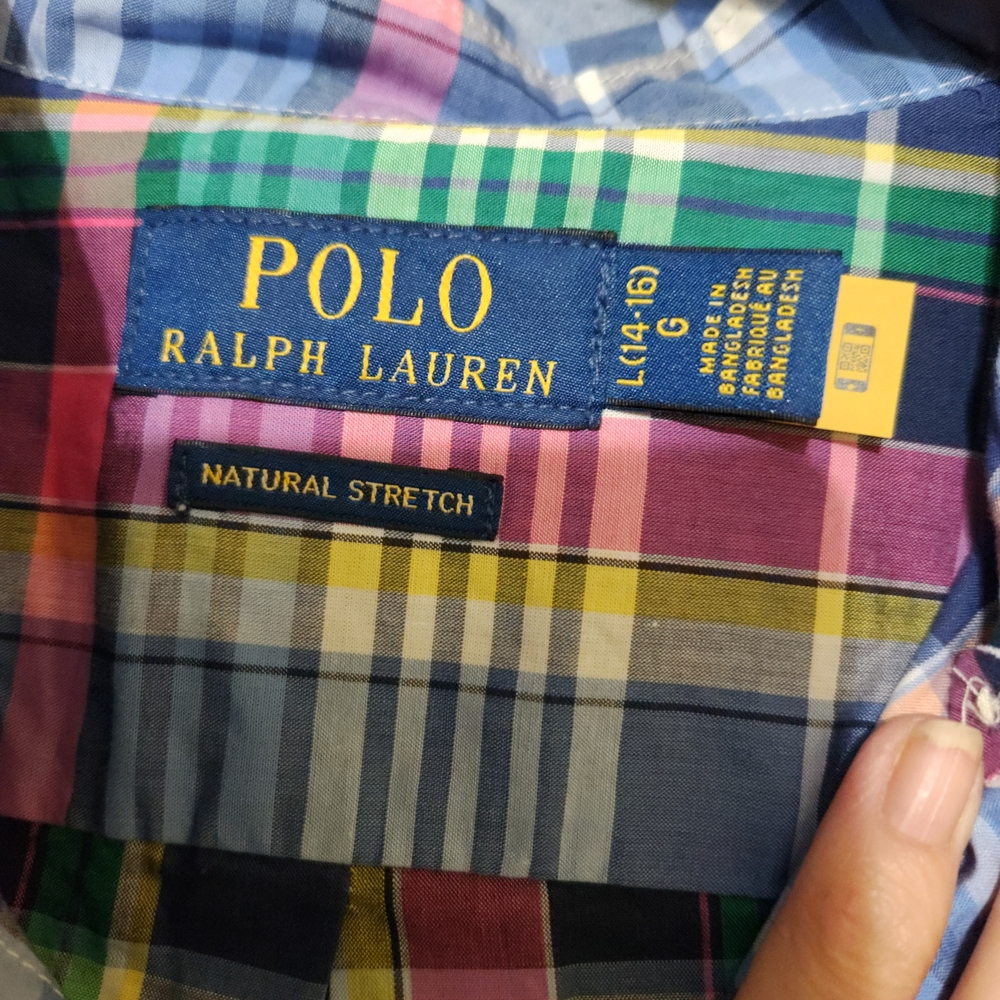 Polo by Ralph Lauren Multicolor Plaid Shirt - Picture 6 of 6